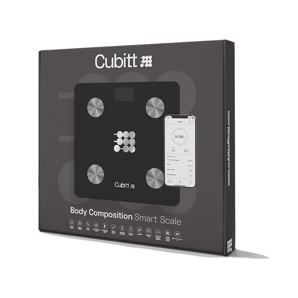 Cubitt Smart Scale - Wireless Weight Scale with Smartphone App Sync with Bluetooth