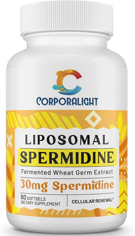 30Mg Spermidine Supplement, Liposomal Spermidine, High Absorption, More Potent T