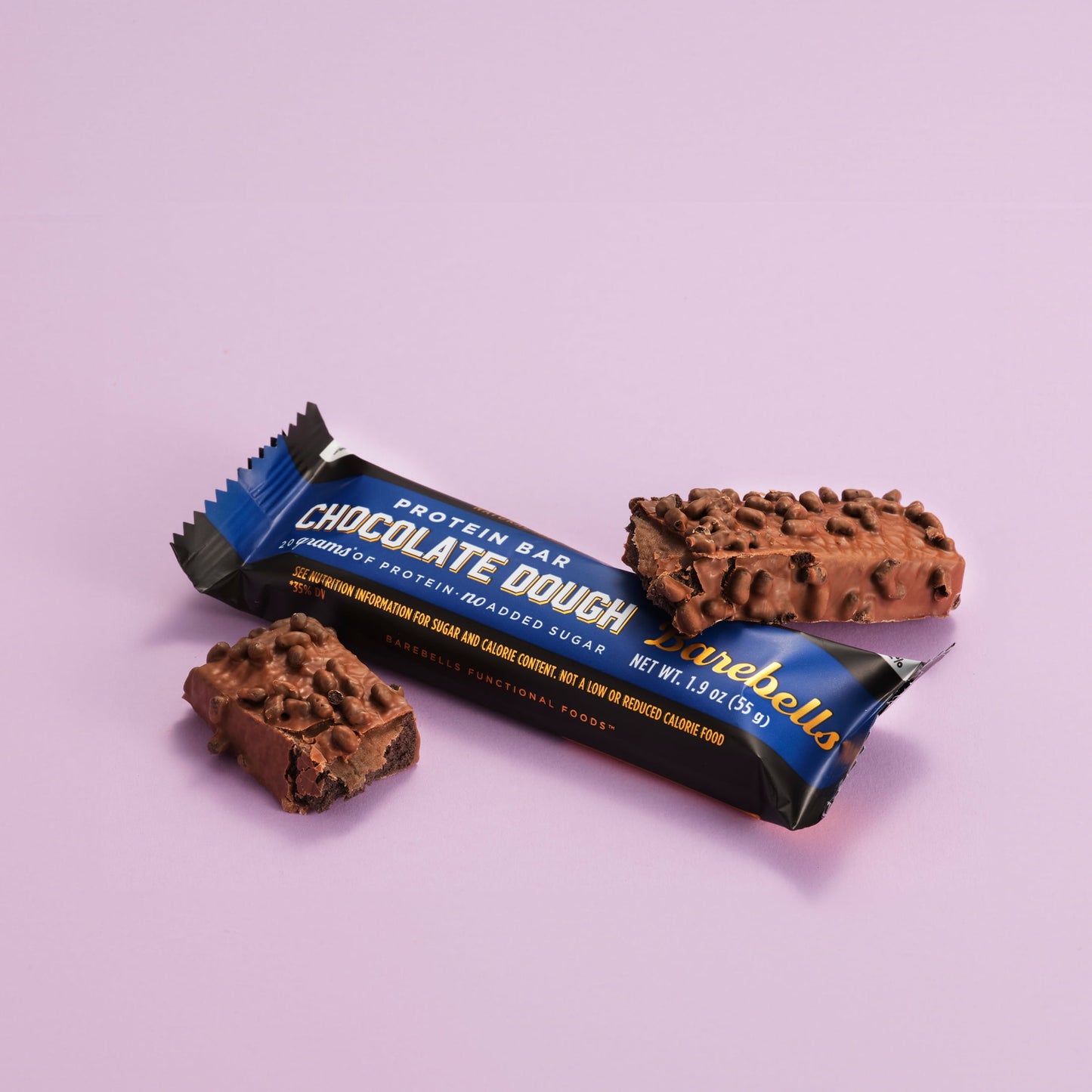 Protein Bars with 20G High Protein, 1.9Oz Bars, Chocolate Dough - 4 Count