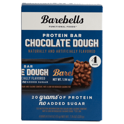 Protein Bars with 20G High Protein, 1.9Oz Bars, Chocolate Dough - 4 Count