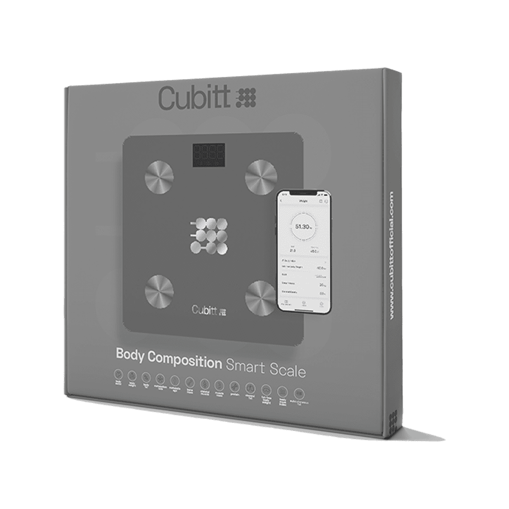 Cubitt Smart Scale - Wireless Weight Scale with Smartphone App Sync with Bluetooth